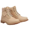 6-Inch Boot „Bej mediu, piele integrală”