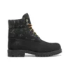 6-Inch Boot „Nubuc negru cu camuflaj”