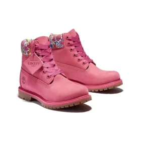6-Inch Boot realizat cu țesături Liberty „Pink”