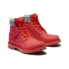 6-Inch Boot „Red”, confecționate cu țesături Liberty
