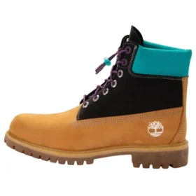 6-Inch Premium Cizme „Black Teal Wheat”