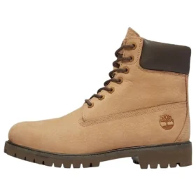 6-Inch Premium Waterproof „Beige Nubuck Dark Maro”