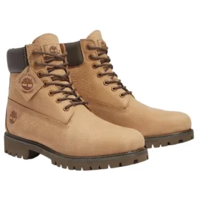 6-Inch Premium Waterproof „Beige Nubuck Dark Maro”
