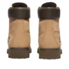 6-Inch Premium Waterproof „Beige Nubuck Dark Maro”