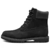 6-Inch Premium Waterproof Boot cu talpă lată de 6 inch „Negru”