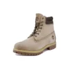 6-Inch Premium Waterproof Boot cu talpă lată de 6 inch „Nubuc alb murdar”