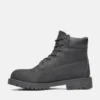 6-Inch Premium Waterproof Boot pentru juniori, de 15 cm – Nubuc negru