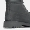 6-Inch Premium Waterproof Boot pentru juniori, de 15 cm – Nubuc negru