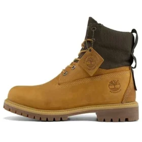 6-Inch Premium Waterproof Boot ReBOTL de 6 inch cu talpă lată „Nubuc gri și țesătură”