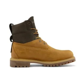 6-Inch Premium Waterproof Boot ReBOTL de 6 inch cu talpă lată „Nubuc gri și țesătură”
