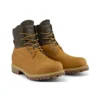 6-Inch Premium Waterproof Boot ReBOTL de 6 inch cu talpă lată „Nubuc gri și țesătură”