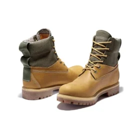 6-Inch Premium Waterproof Boot ReBOTL de 6 inch „Nubuc și țesătură de culoarea grâului”