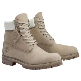 6-Inch Premium Waterproof „Medium Grey Nubuck Light Green”