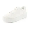 Adidași cu Șireturi Laurel Court Low „White Pânză”