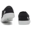 Adidași cu șireturi, talpă joasă „Negru Pânză”
