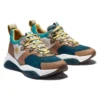 Adidași din materiale mixte „Teal Multi-Color”