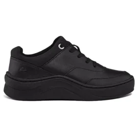 Adidași Ruby Ann cu talpă largă „Negru Full Grain”