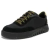 Adidași Supaway din piele și țesătură, model Oxford „Negru cu auriu”