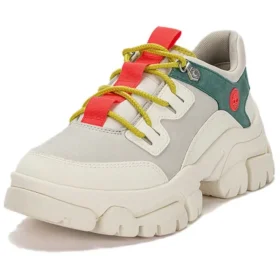 Adley Way Low Lace Up Sneakerși „White”