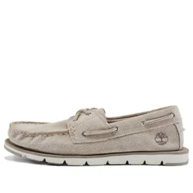 Camden Falls Suede Boat Alb