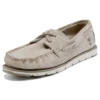 Camden Falls Suede Boat Alb