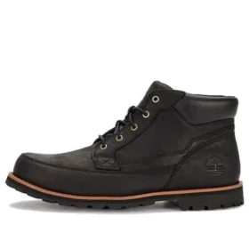 Cizma Chukka Attleboro Premium „Negru Full Grain”