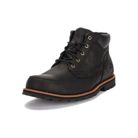 Cizma Chukka Attleboro Premium „Negru Full Grain”