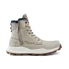 Cizme Brooklyn Side Zip Wide Fit „Beige Nubuck”