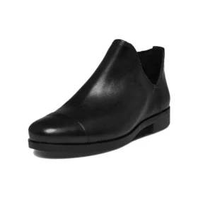 Cizme Carleton cu fermoar lateral „Piele de căprioară negru”