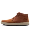 Cizme Chukka din piele și țesătură Davis Square „Rust Nubuck”