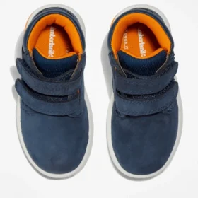 Cizme cu închidere cu velcro Toddle Tracks pentru copii mici, culoare bleumarin