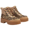 Cizme cu platformă Stone Street „Leopard Print”