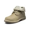 Cizme cu vârf rulant și croială largă Basic „Camuflaj bej-alb”