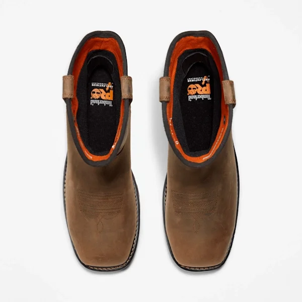 Cizme de lucru pentru bărbați True Grit Pull-On Comp-Toe – maro cafea Cizme de lucru pentru bărbați True Grit Pull-On Comp-Toe – maro cafea