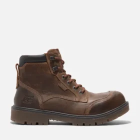 Cizme de lucru pentru bărbați Whitman cu vârf de protecție, 6-Inch Boot – maro închis Cizme de lucru pentru bărbați Whitman cu vârf de protecție, 6-Inch Boot – maro închis