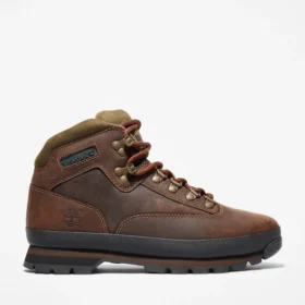 Cizme din piele Euro Hiker pentru bărbați – Maro Cizme din piele Euro Hiker pentru bărbați – Maro