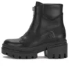 Cizme Everleigh cu fermoar frontal „Negru Nubuck”