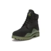Cizme impermeabilă Heritage de 6-Inch Boot „Nubuc negru cu verde”
