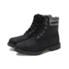 Cizme Waterville cu guler dublu de 6 inch „Negru”