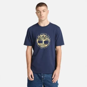 Cămășă cu imprimeu grafic Tree Logo Lake House pentru bărbați
