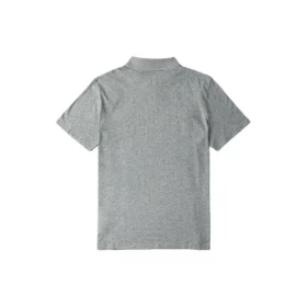 Cămășă de tricotu polo cu logo „Gri”