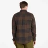 Cămășă în carouri din flanelă de greutate medie pentru bărbați Cămășă în carouri din flanelă de greutate medie pentru bărbați
