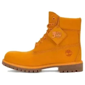 Ediție aniversară de 50 de ani Premium Waterproof Boot de 6 inci „Nubuc portocaliu mediu”