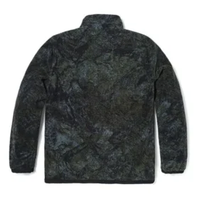 Geci din fleece cu imprimeu camuflaj „Green Negru”