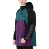 Geci windbreaker cu fermoar integral „Verde-violet”