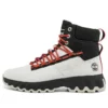 GreenStride Edge Waterproof Wide Fit Cizme „White Nubuck”