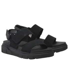 Greyfield 2 Sandale cu curea în spate „Negru Suede”