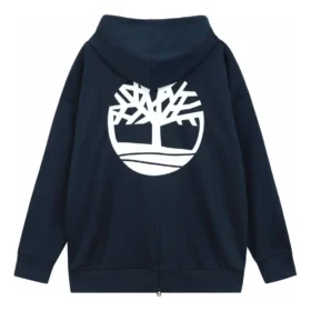 Hanorace cu glugă și logo Back Tree „Navy”