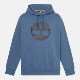 Hanorace cu glugă și logo Kennebec River Tree pentru bărbați