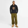 Hanorace cu glugă Timberland cu logo Tree – Negru/Grâu